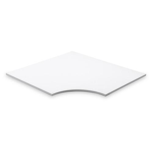Hoekblad 120 x 120 cm voor hoekbureau - Wit, Zakelijke goederen, Kantoor en Winkelinrichting | Kantoormeubilair en Inrichting