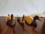 Lokeend - Set Antieke Lokeenden  (3) - Hout, Antiek en Kunst