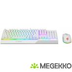 MSI VIGOR GK30 COMBO WHITE US, Computers en Software, Desktop Pc's, Verzenden, Nieuw, MSI