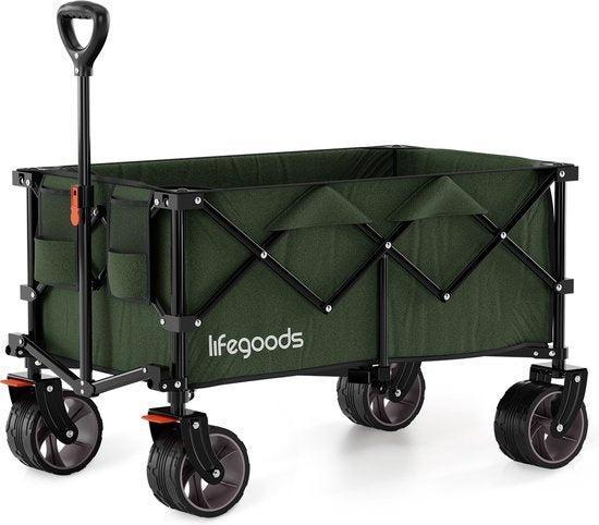 2dekans | LifeGoods Bolderkar - XL - Opvouwbaar - 200L -, Caravans en Kamperen, Bolderkarren, Zo goed als nieuw, Ophalen of Verzenden