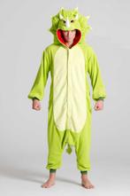Onesie Triceratops Pak S-M Dinosauruspak Kostuum Groen 158 1, Kleding | Dames, Carnaval, Nieuw, Ophalen of Verzenden, Kleding