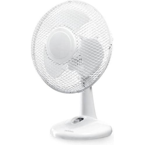 Tafelventilator - diameter 23 cm - hoogte 38 cm - wit, Witgoed en Apparatuur, Airco's, Verzenden