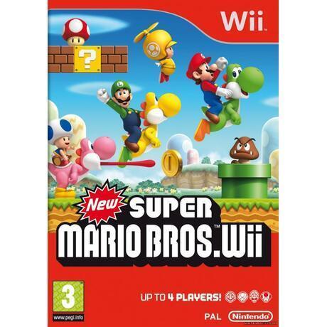 New Super Mario bros Wii Nintendo - GameshopX.nl Westland, Spelcomputers en Games, Games | Nintendo Wii, 3 spelers of meer, Vanaf 3 jaar