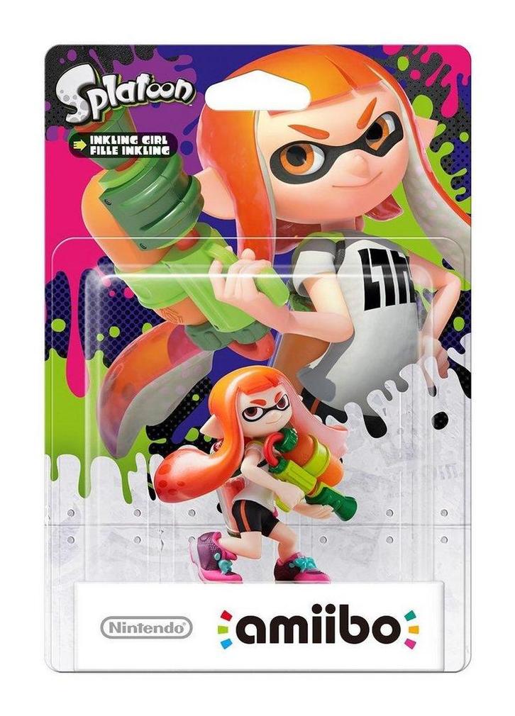 Splatoon Amiibo Figuur Splatoon Girl (oranje) Wii U, Spelcomputers en Games, Spelcomputers | Nintendo Consoles | Accessoires, Zo goed als nieuw