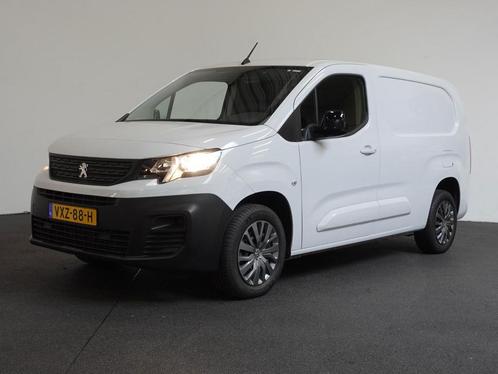 Peugeot Partner 1.5 BlueHDi 100pk L2, Auto's, Bestelauto's, Lease, Grijs, Handgeschakeld, Wit, Financial lease, Stof, Diesel, ABS