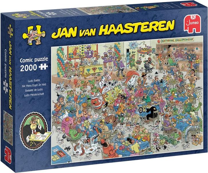 Jan van Haasteren - NK Mens Erger Je Niet Puzzel (2000, Hobby en Vrije tijd, Denksport en Puzzels, Nieuw, Verzenden