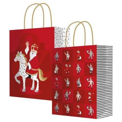 Cadeautas Sint & Co. (31x24x11cm), Diversen, Sinterklaas, Nieuw, Ophalen of Verzenden