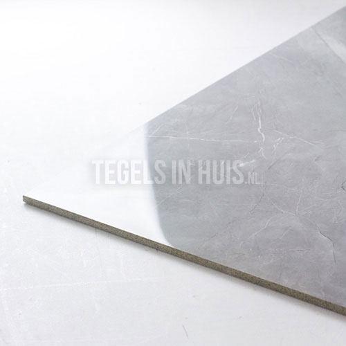 Vloertegel / wandtegel pulpis grey gepolijst 60x120, Doe-het-zelf en Verbouw, Tegels, Vloertegels, Nieuw, 10 m² of meer, Keramiek