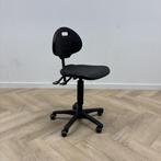 ergonomische werkplaats stoel, zwart - Gratis Bezorging, Gebruikt, Zwart, Ophalen of Verzenden, Bureaustoel