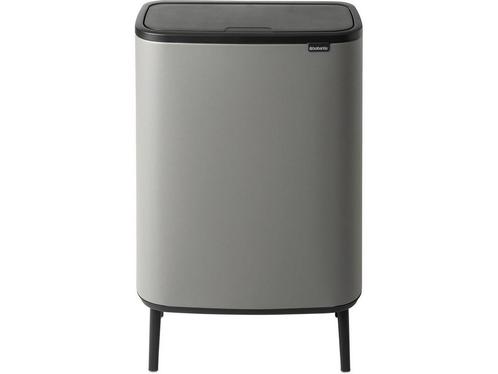 Brabantia Bo Touch Bin Hi Prullenbak - 60 liter - Mineral, Huis en Inrichting, Woonaccessoires | Prullenbakken, Zo goed als nieuw