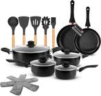 2dekans | Rochester 18-delige Pannenset met Deksels - Set, Witgoed en Apparatuur, Kookplaten, Ophalen of Verzenden, Gebruikt