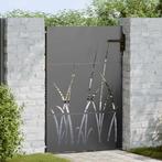vidaXL Tuinpoort met slot Zwart 105 x 125 cm Poedergecoat, Tuin en Terras, Tuinpoorten, Verzenden, Nieuw