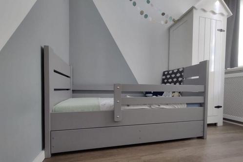 Rockwood® Peuterbed Milly  en  Mo Grijs met Peutermatras, Kinderen en Baby's, Kinderkamer | Bedden, Nieuw, Ophalen of Verzenden