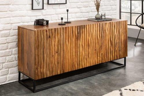 Massief dressoir AMAZONAS 160 cm mangohout naturel, Huis en Inrichting, Kasten | Dressoirs, Ophalen of Verzenden
