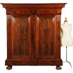 Grote pastoorskast in fabelachtig mooi palissander ca 1690 N, Antiek en Kunst, Antiek | Meubels | Kasten, Ophalen of Verzenden