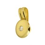Hanger - 18 karaat Geel goud Diamant (Natuurlijk)