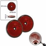 Benson Ronde reflectoren - rood - 85 mm - set van 2 - sch..., Ophalen of Verzenden, Nieuw