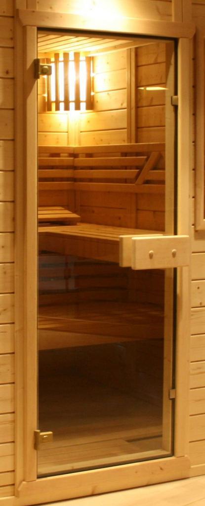Azalps Outlet: Azalp Saunadeur Glas 67x171 cm, Sport en Fitness, Sauna, Onderdelen, Nieuw, Verzenden