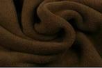 Fleece stof - Bruin - Per 10 meter, Hobby en Vrije tijd, Stoffen en Lappen, Bruin, 120 cm of meer, Ophalen of Verzenden, Polyester