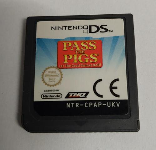 Pass the Pigs losse cassette (Nintendo DS tweedehands game), Spelcomputers en Games, Games | Nintendo DS, Zo goed als nieuw, Ophalen of Verzenden