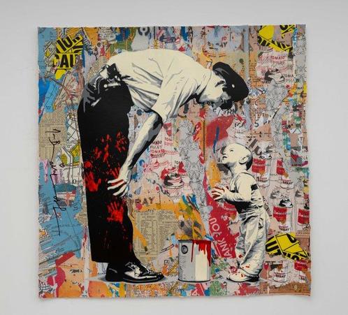 Mr Brainwash (1966) - Not Guilty (UNQ 1/1), Antiek en Kunst, Kunst | Schilderijen | Modern