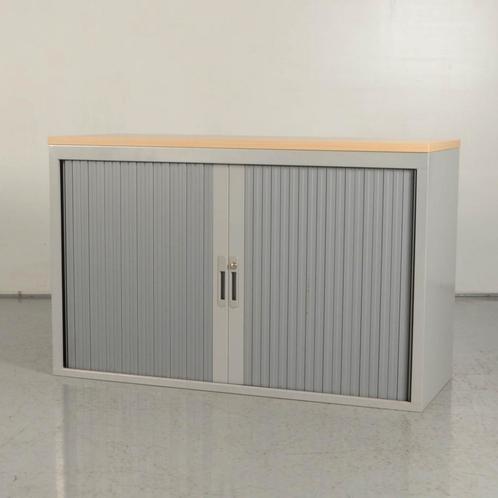 Roldeurkast Officenow - Aluminium - 76 x 120 cm - Incl. 1, Huis en Inrichting, Kasten | Roldeurkasten en Archiefkasten, Ophalen of Verzenden