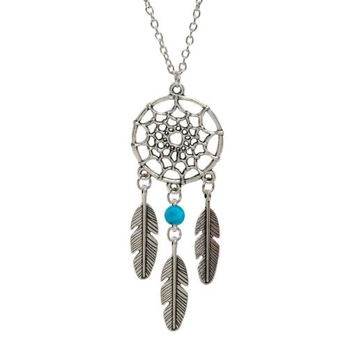 Fako Bijoux® - Ketting - Vintage - Dromenvanger - Turquoise, Sieraden, Tassen en Uiterlijk, Kettingen, Verzenden