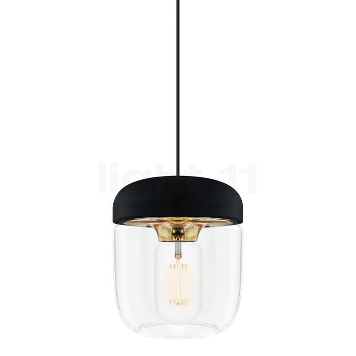 Umage Acorn Hanglamp, messing/kabel zwart (Hanglampen), Huis en Inrichting, Lampen | Hanglampen, Nieuw, Verzenden