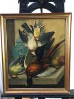 Europese school (XIX) - Stillleben mit toten Vögeln, Antiek en Kunst, Kunst | Schilderijen | Klassiek