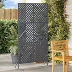 vidaXL Privacyscherm in antraciet, 100x50x180 cm, staal, Verzenden, Nieuw, IJzer