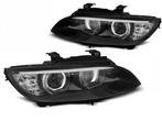 Koplampen BMW E92/E93 Angel Eyes 3D LED Xenon zwart, Nieuw, Ophalen of Verzenden