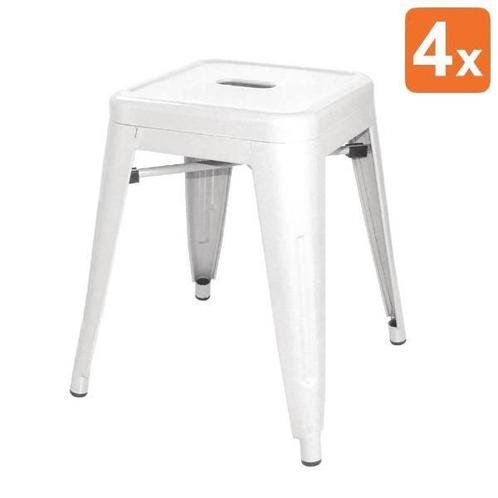 Krukken | BISTRO | Staal | White | In-/Outdoor | Stapelbaar, Zakelijke goederen, Horeca | Keukenapparatuur, Nieuw in verpakking