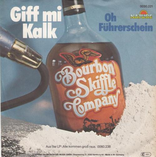 Bourbon Skiffle Company - Giff Mi Kalk, Cd's en Dvd's, Vinyl | Rock, Gebruikt, Ophalen of Verzenden