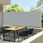 vidaXL Tuinscherm uittrekbaar 160x600 cm grijs, Nieuw, Verzenden