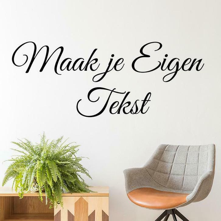 Sticker met eigen tekst voor slechts 6,95, Huis en Inrichting, Overige Huis en Inrichting, Nieuw, Verzenden