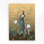 *WOONWINKEL* Urban Cotton Peacock Wandkleed In Frame M 110x1, Huis en Inrichting, Verzenden, Nieuw