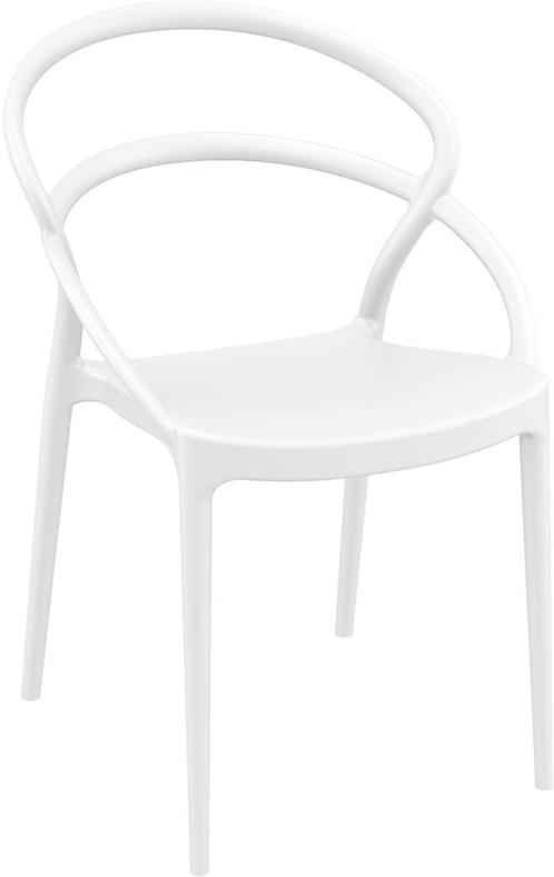 Tuinstoel - Pia - Wit - Siesta Exclusive, Tuin en Terras, Tuinstoelen, Nieuw, Verzenden