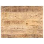 vidaXL Tafelblad 25-27 mm 90x60 cm massief mangohout, Verzenden, Nieuw