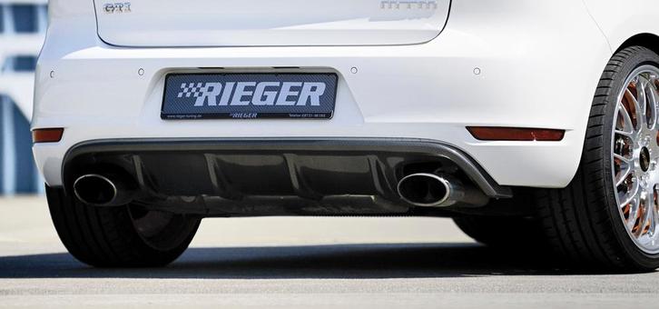 Rieger diffuser | Golf 6 GTI - 3-drs., 5-drs., Cabrio    Gol, Auto-onderdelen, Carrosserie en Plaatwerk, Nieuw, Volkswagen, Verzenden
