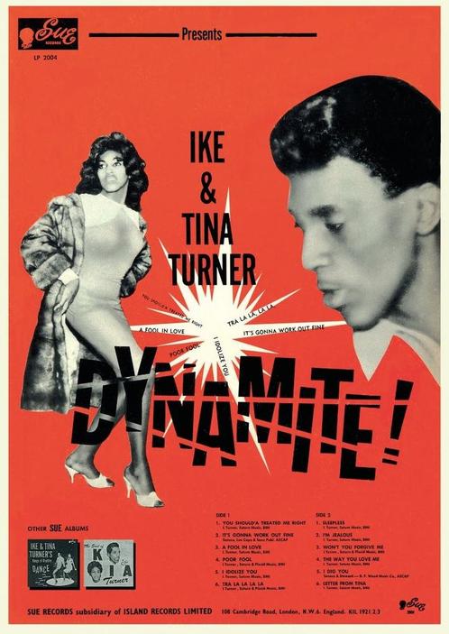 Posters - Poster Turner, Tina / Ike - Dynamite, Verzamelen, Muziek, Artiesten en Beroemdheden, Zo goed als nieuw, Verzenden