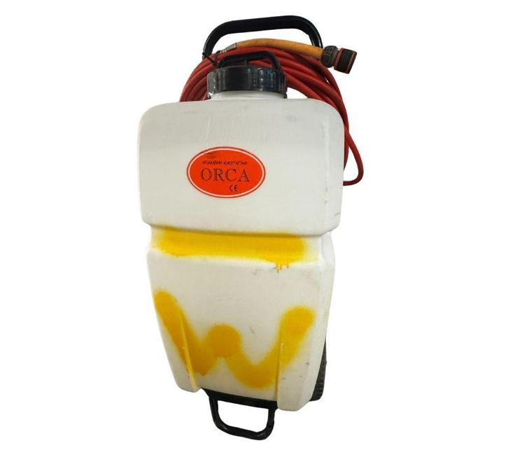 Orca elektrische watertank 35 liter - gebruikt, Doe-het-zelf en Verbouw, Overige Doe-het-zelf en Verbouw, Nieuw, Ophalen of Verzenden