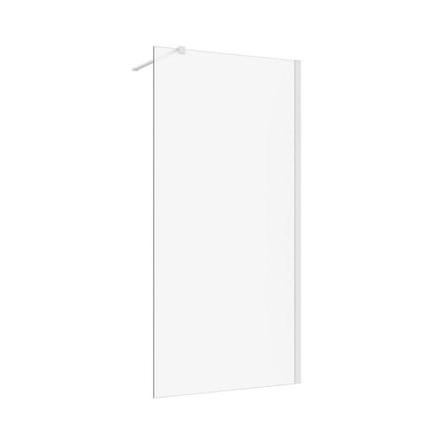 Inloopdouche 120x200 8mm Nano glas mat wit serie Silvio, Doe-het-zelf en Verbouw, Sanitair, Verzenden