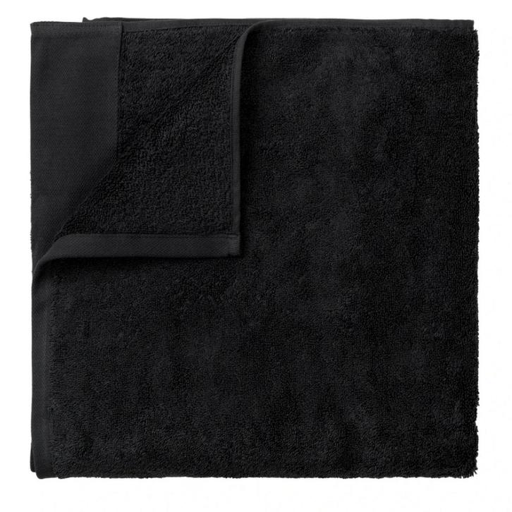 Blomus Badlaken Riva Zwart 70 X 140 CM, Doe-het-zelf en Verbouw, Overige Doe-het-zelf en Verbouw, Nieuw, Ophalen of Verzenden