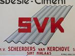 Emaillerie Koekelberg - Asbeste-Ciment SVK emaille bord -