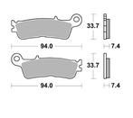 Mino voor remblokken Yamaha YZ 250 2022- & YZ 250F 2021- & W, Motoren, Verzenden, Nieuw
