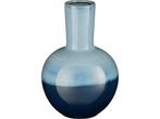 Mica Decorations Holm Vaas - H42 x Ø29 cm - Keramiek - Blauw, Verzenden, Nieuw