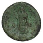 Romeinse Rijk. Aelius (136-138 n.Chr.). Sestertius, Postzegels en Munten, Munten | Europa | Niet-Euromunten