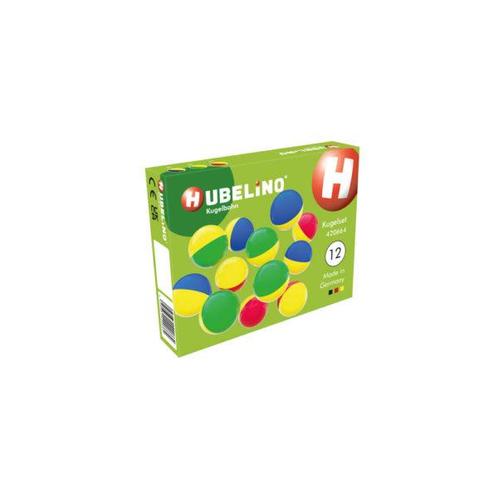 Hubelino kunststof knikkers - 12 stuks - tweekleurig, Kinderen en Baby's, Speelgoed | Duplo en Lego, Nieuw, Verzenden