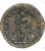 Romeinse Rijk. Macrinus (217-218 n.Chr.). Sestertius, Postzegels en Munten, Munten | Europa | Niet-Euromunten