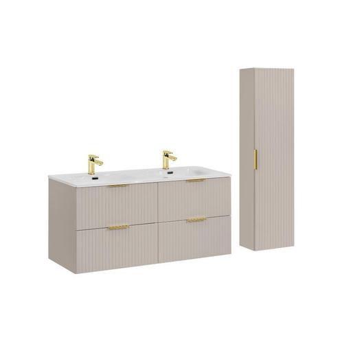 Badkamermeubel Polaris Beige 120CM (Badkamermeubels), Huis en Inrichting, Badkamer | Badkamermeubels, Nieuw, Ophalen of Verzenden